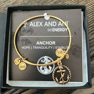 Alex and Ani Anchor bracelet new in box
